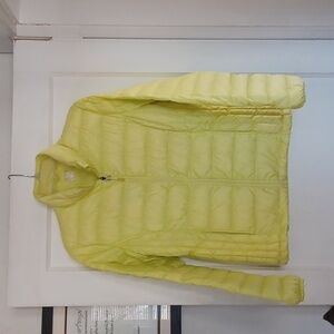 32 Degrees Lemon Yellow Quilted Packable Puffer Jacket